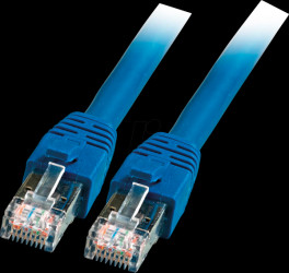 K5528BL.3 RJ45 patch cable S/FTP, Cat. 8.1, BC, LSZH, 3 m, blue