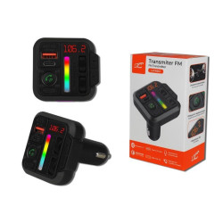 Transmiter FM LTC TR261 BT/MP3 Bluetooth, USB QC,PD, 12/24V