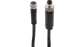 Vk06f001 Kabel Do Oświetlenia Kamery W Trybie Ciągłym, Gniazdo M8 4-Stykowe...