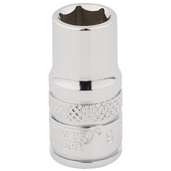 Draper Expert 48567 1/4&quot; Sq. Dr. Hi-Torq&#xAE; 6 Point Socket (9/32&quot;)
