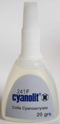 Cyanoacrylate adhesive 20 g syringe, Hönle CYANOLIT 241 F 20 G