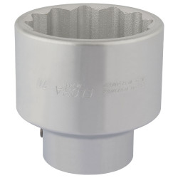 Elora 67426 70mm 1&quot; Square Drive Bi-hexagon Socket