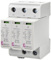 Ogranicznik przepięć typ T1+T2+T3 (B+C+D) ETITEC ML T123 300/12,5 3+0 RC uniwersalny TN-C 002440666