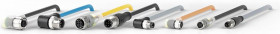 Pepperl+Fuchs 238972 Gniazdo kablowe V1-G-E8W-3M-PUR, piny: 4, 3.00 m, 1 szt.