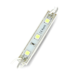 Moduł 3x LED SMD5050 12V IP65 biały zimny