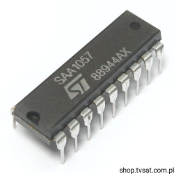 SAA1057 AM-FM PLL Synthesizer DIP18 STM