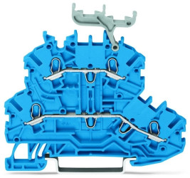 Złączka dwupiętrowa 1,5mm2 niebieska TOPJOBS 2000-2234 /50szt./