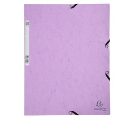 Koperta na dokumenty, rozmiar: A4, Fiołkowy, Laminowana płyta cętkowana