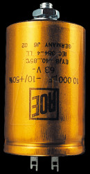 LFB47204030036 Aluminium electrolytic capacitor, 4,700 µF/40 V