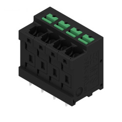 Zacisk PCB 4 -pinowe raster 5mm Montaż na płytce drukowanej Żeński Weidmüller
