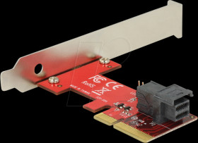89535 PCIe x4 Card &gt; 1 x internal SFF-8643 NVMe