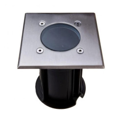 Oprawa gruntowa VT-7677 GU10 SQ UNDERGROUND FITTING,SS BODY-BLACK IP44 7516