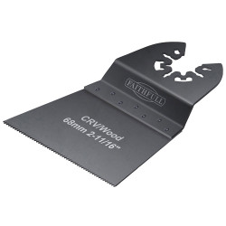 Faithfull M0010026 X 5 Multi-Function Tool CrV Flush Cut Wood Blade 68mm Pk 5