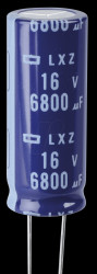 ELXZ160ELL682ML40S ELKO, 6800 µF, 16 V, 105 °C