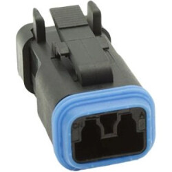 Plug housing, for rectangular miniature plug, PX0103S02GY