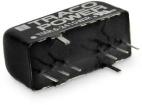 DC converter, 43-160 VDC, 6 W, 1 output, 5 VDC, 83 % efficiency, TMR 6-7211WIR