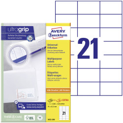 Avery-Zweckform 3652-200 All-purpose labels 70x42.3mm White Paper 4620 pcs