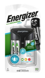 OUTLET Ładowarka akumulatorków Ni-MH Energizer PRO + 4 x R6/AA 2000 mAh