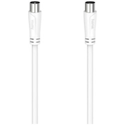 Hama 205044 SAT Cable Coax plug/socket White 0.75 m