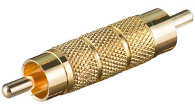 Adapter Cinch, Wtyk Na Wtyk, Wersja Złota