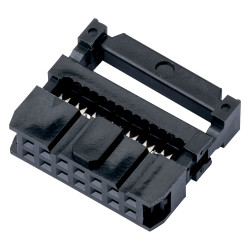 TruConnect 2.54mm Pitch 14 Way IDC Cable Mounting Socket
