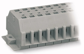 Listwa zaciskowa 2-przewodowa 4mm2 4-torowa szara 262-104 /100szt./