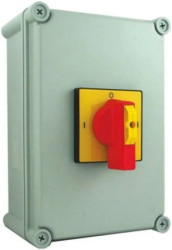 Przełącznik izolacyjny bez bezpiecznika 8-biegunowy 25 A 11 kW IP65