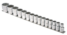 Zestaw nasadek rozmiar napędu 1/2 cala elementy: 15 Teng Tools