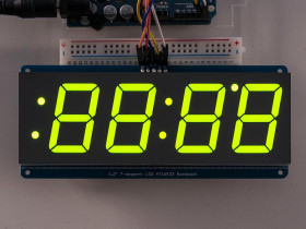 Adafruit 1.2" 4-Digit 7-Segment Display w/I2C Backpack - Green