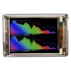 2,6 cala IPS LCD Muzyczny Spektrum Equalizer Wyświetlacz Analityk Zegar WiFi Wskaźnik Poziomu Dźwięku Wzmacniacz Mocy Samochodow