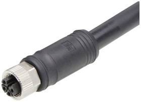 Molex 1205000228 Złącze konfekcjonowane czujnika/aktuatora złącze żeńskie proste 1 m Ilość pinów: 4 1 szt. torba