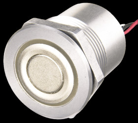 1241.6403 Pushbutton, red/green lighting, vandalism-proof