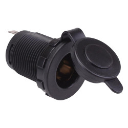Cigarette Lighter Socket with Cover & LED 20A 12V A13-142E-BB3