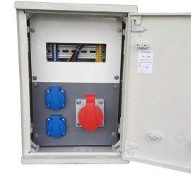 Rozdzielnica budowlana erbetka 16/5 400V - 2x230 rozdzielnia złącze kablowe pomiarowe RBOG1