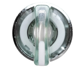 Napęd przełącznika 3 położeniowy biały z podświetleniem z samopowrotem ZB4BK1513