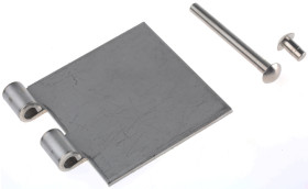 Zawias czołowy Stal nierdzewna długość 80mm Zawias czołowy szerokość 80mm Swobodne wychylanie