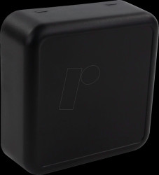 CBRS02SBK Sensor Enclosure,74x74x25,5mm,solid,black