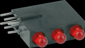 18.812.220 Traffic light LED module, Ø 3 mm, red/red/red