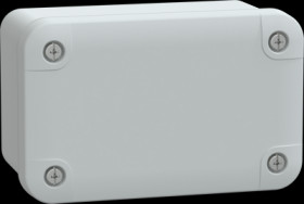PC enclosure, (L x W x H) 116 x 74 x 62 mm, light gray (RAL 7035), IP66, NSYTBP1176