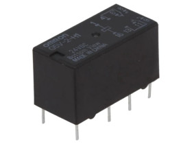 Przekaźnik elektromagnetyczny DPDT Ucewki 24VDC 0,5A/125VA G5V2-H1-24