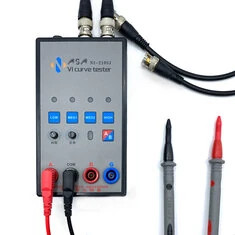 Dwukanałowy tester kształtu krzywej VI, wyświetlający jednocześnie 2 fale dla łatwego porównania.