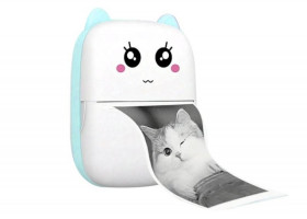 DRUKARKA TERMICZNA DZIECIECA NIEBIESKA