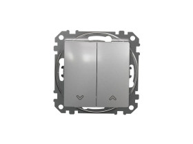 SEDNA DESIGN & ELEMENTS Wyłącznik żaluzjowy srebrne aluminium SDD113104 SCHNEIDER ELECTRIC