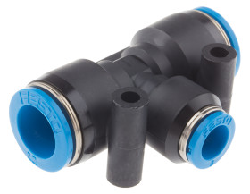 Złączka pneumatyczna Wciskane 12 mm Wciskane 12 mm Festo Adapter teowy do rur R 3/8 męskie