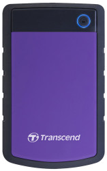 Dysk twardy przenośny StoreJet 25H3, 1 TB, USB 3.0, zewnętrzny Tak, Transcend Nie +5 → +55°C