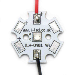 Tablica LED IHH-OG01-DEBL-SC221-WIR200. , 2A, 2.8 → 3.2V, kolor: Ciemnoniebieski 1300mW, Intelligent
