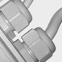 Dławnica poliamidowa PG21 IP68 szara DK PG-21-S /50szt./