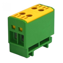 Złączka szynowa uniwersalna ETB 16/1x2 Al/Cu elektryczna śrubowa 4 otwory do kabli Elektro Becov UK2016.24