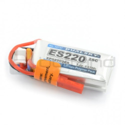 Pakiet Li-Pol Dualsky 220mAh 25C 2S 7.4V