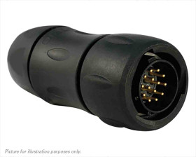 Złącze 14-pinowe Męski Souriau Sunbank by Eaton Męski Montaż na kablu MIL-DTL-26482 rozmiar 12